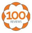 NetGalley 100 reviews badge