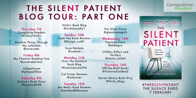 The Silent Patient Blog Tour Part 1