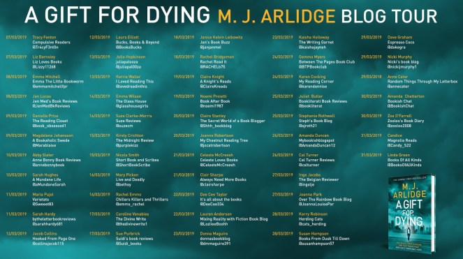 MJ Arlidge Blog Tour