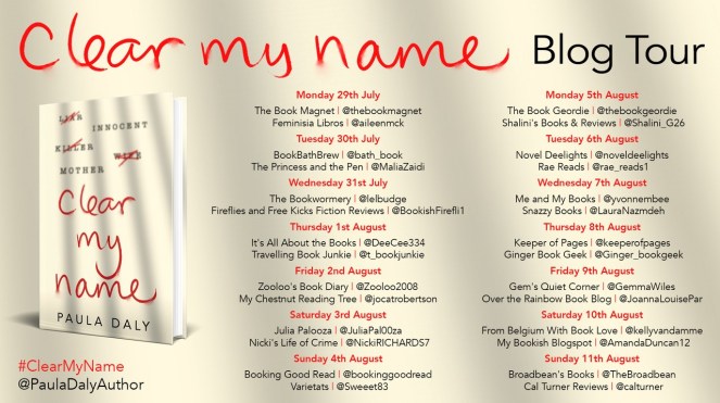 Hardback blog tour poster